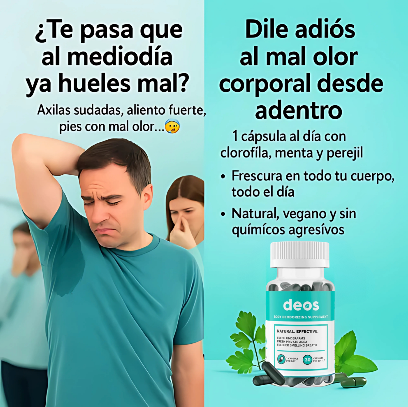 DEOS - Desodorante Corporal Natural 🌿