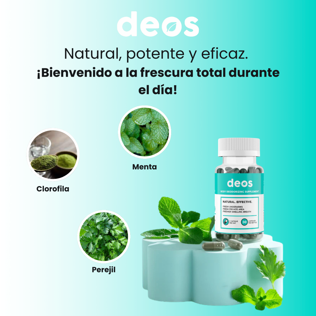 DEOS - Desodorante Corporal Natural 🌿