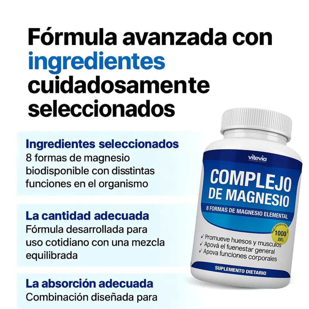 Complejo de Magnesio - 8 en 1